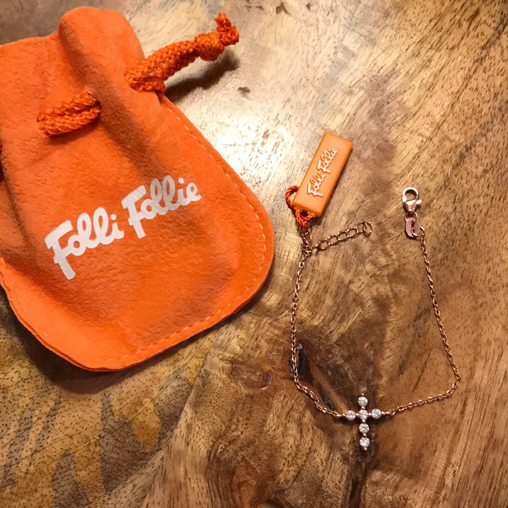 Folli Follie BRAND NEW Cross Bracelet